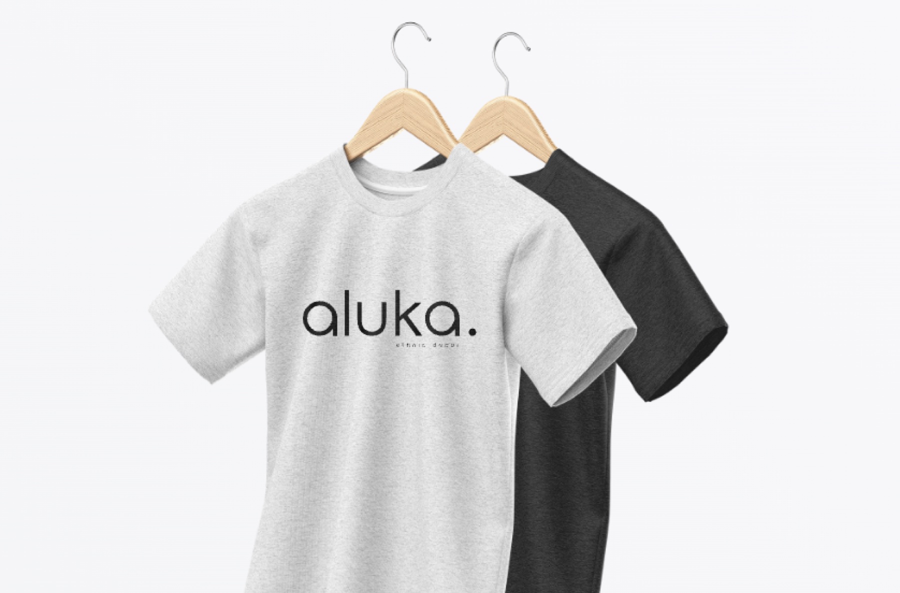 aluka: branded apparel mockup