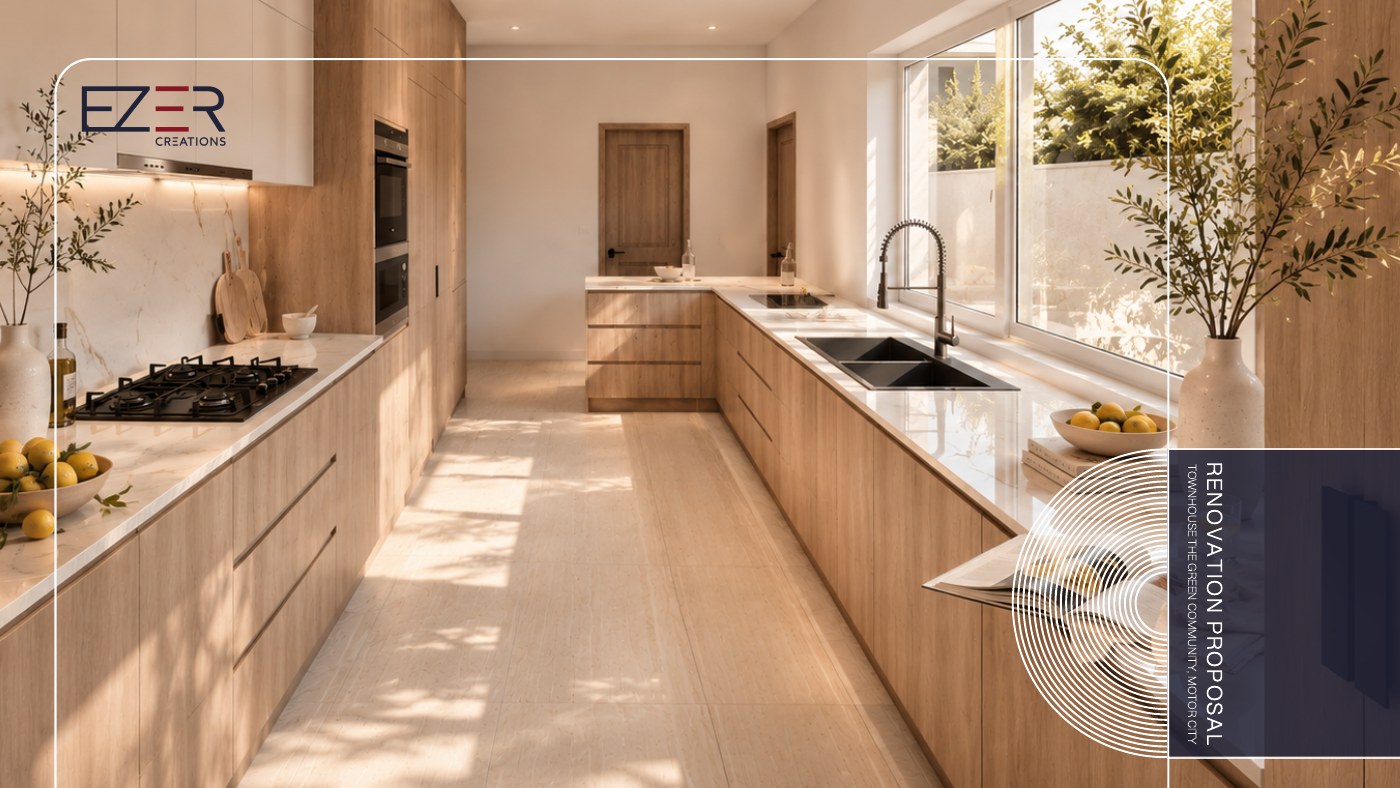 ezer creations: renovation presentation design